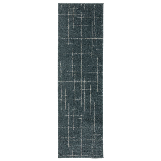 Alton Blue Gray Modern & Contemporary Geometric Indoor Rug