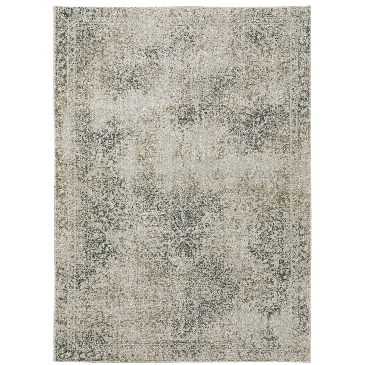 Alton Grey Beige Vintage Oriental Indoor Rug