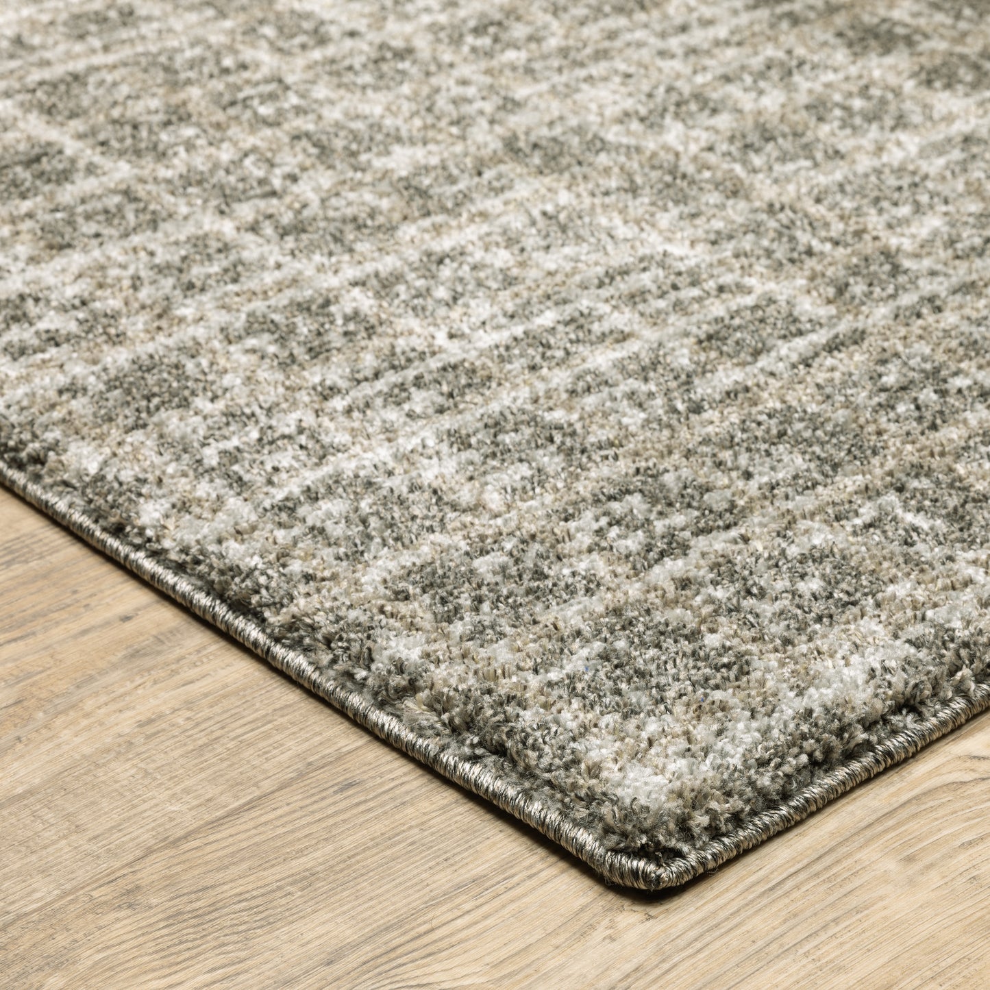 Alton Grey Beige Modern & Contemporary Plaid Indoor Rug