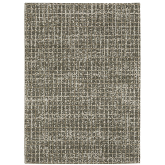 Alton Grey Beige Modern & Contemporary Plaid Indoor Rug