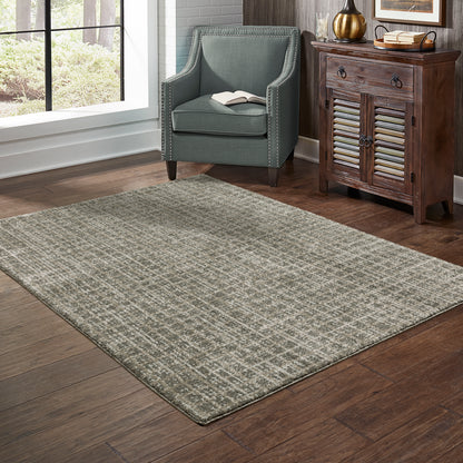 Alton Grey Beige Modern & Contemporary Plaid Indoor Rug