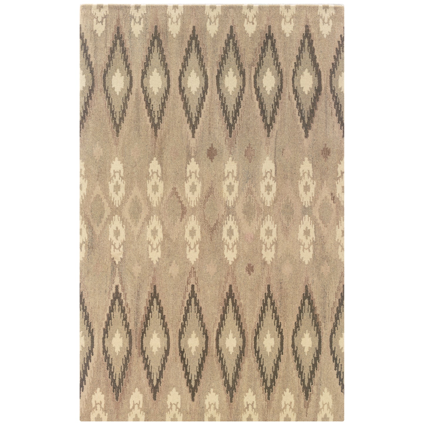 Anastasia Beige Ivory Bohemian Abstract Indoor Rug