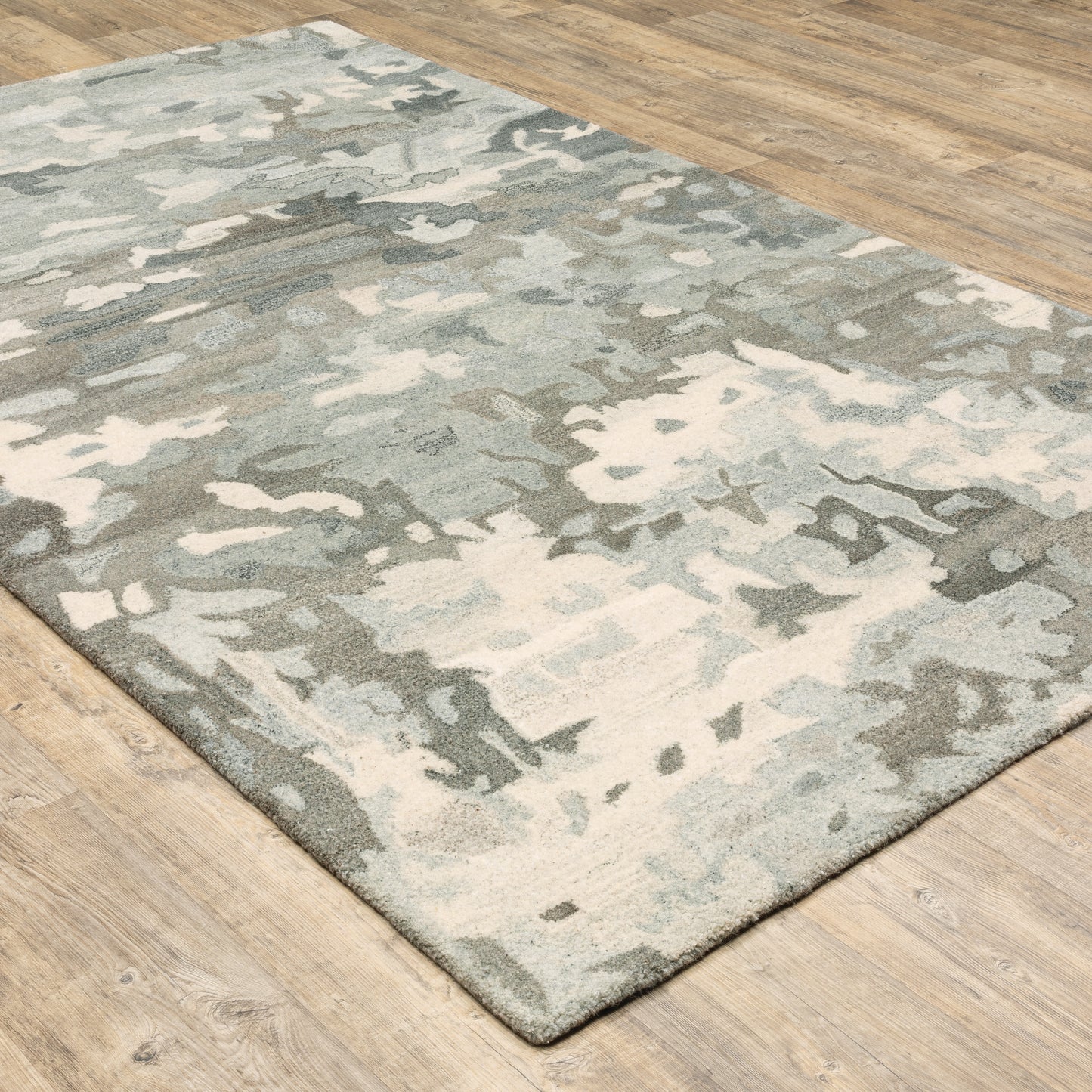 Anastasia Grey Charcoal Modern & Contemporary Abstract Indoor Rug