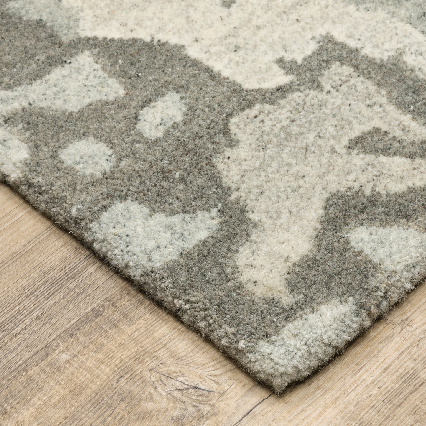 Anastasia Grey Charcoal Modern & Contemporary Abstract Indoor Rug