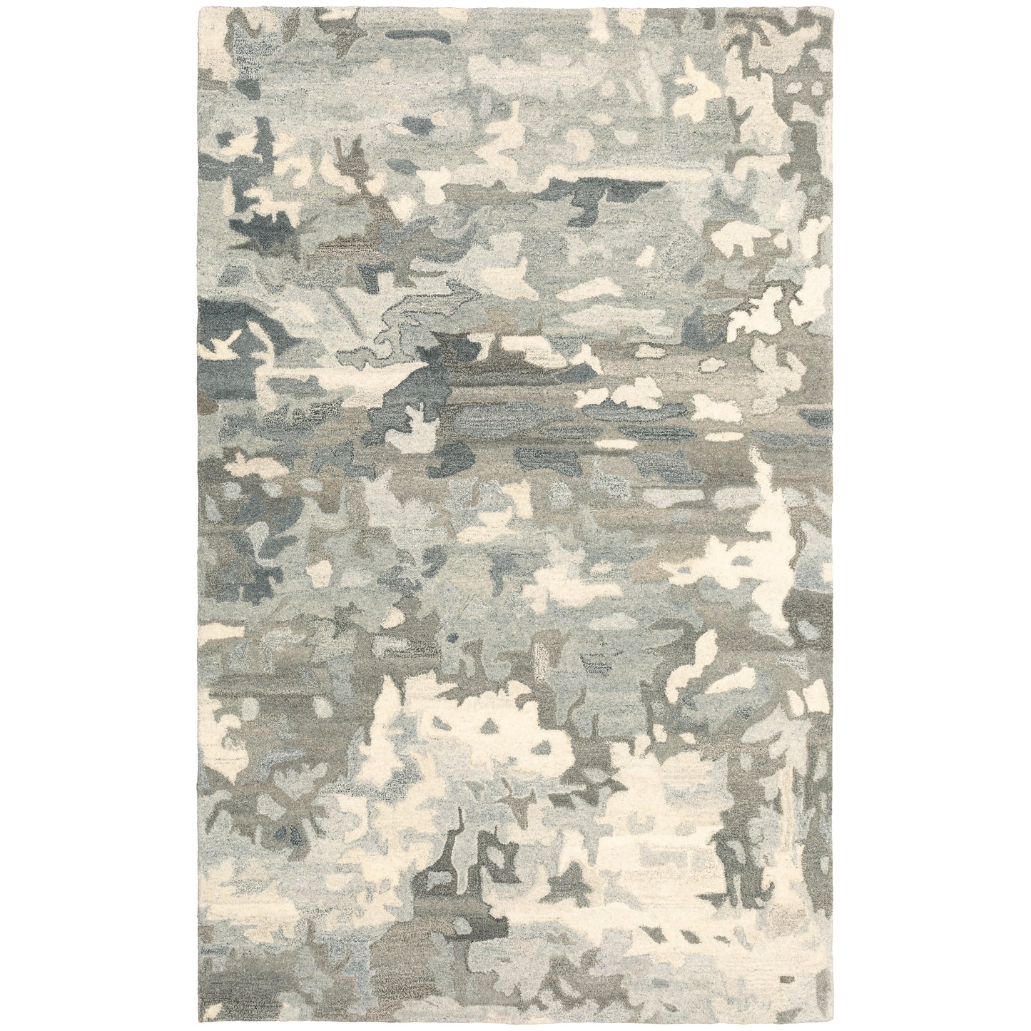 Anastasia Grey Charcoal Modern & Contemporary Abstract Indoor Rug