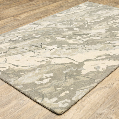 Anastasia Beige Tan Modern & Contemporary Abstract Indoor Rug