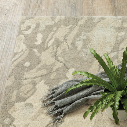 Anastasia Beige Tan Modern & Contemporary Abstract Indoor Rug