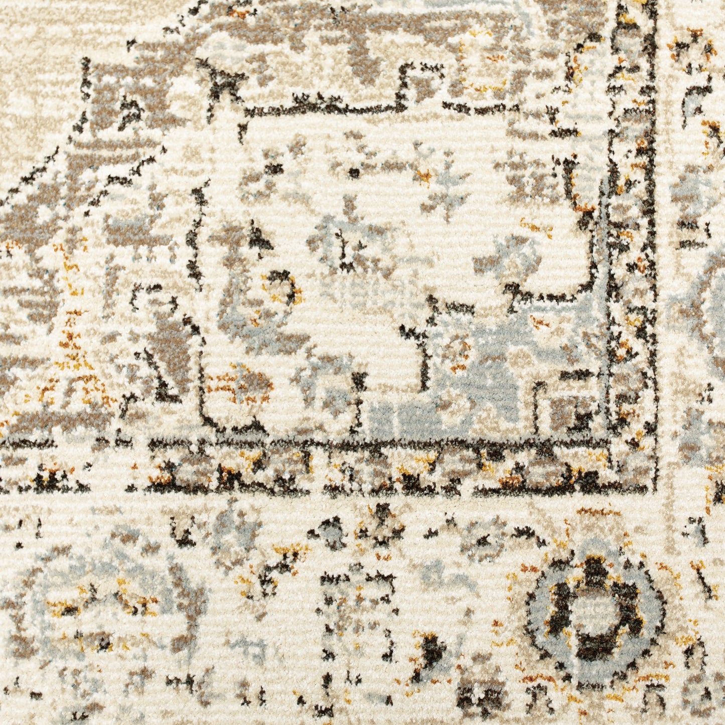 Andorra Beige Ivory Traditional Oriental Indoor Rug