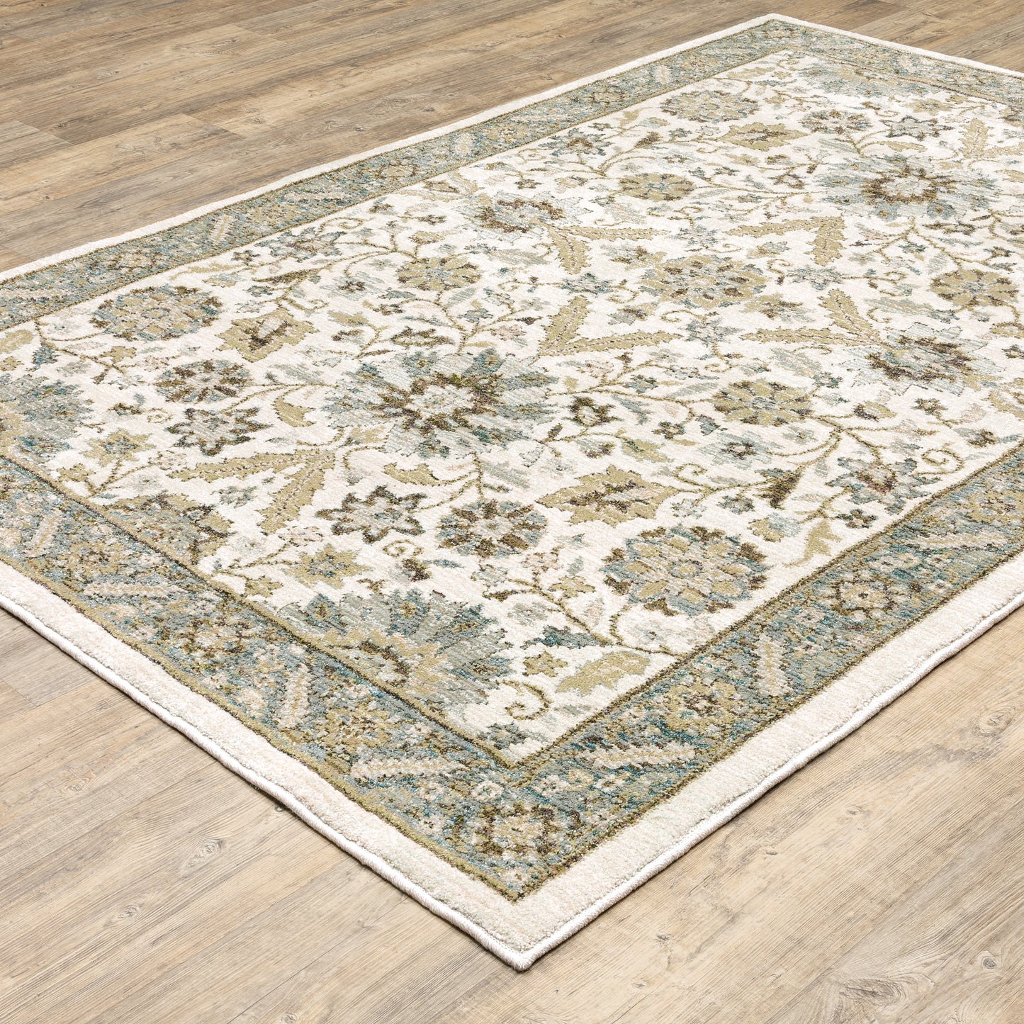 Andorra Stone Ivory Traditional Oriental Indoor Rug