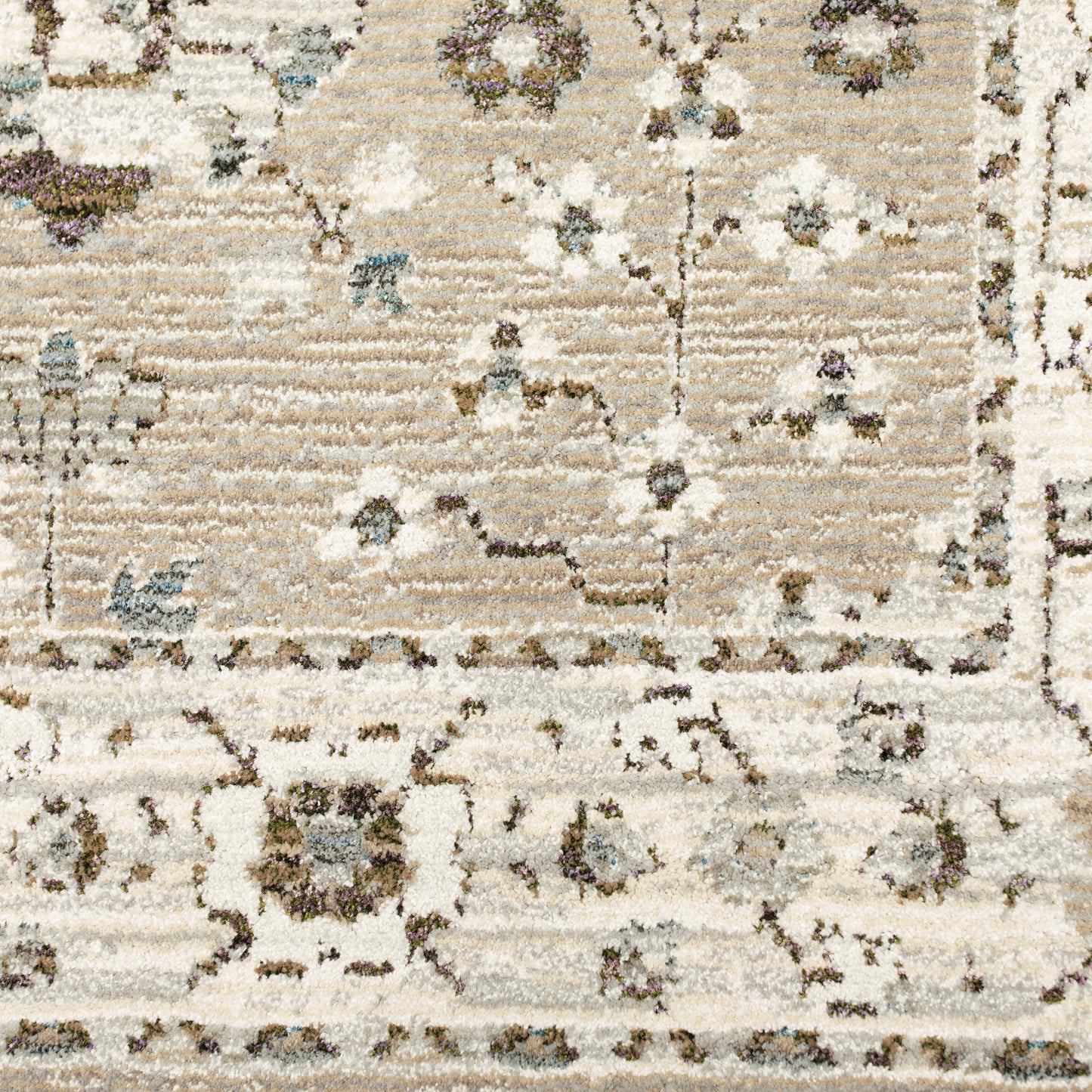 Andorra Beige Ivory Traditional Oriental Indoor Rug