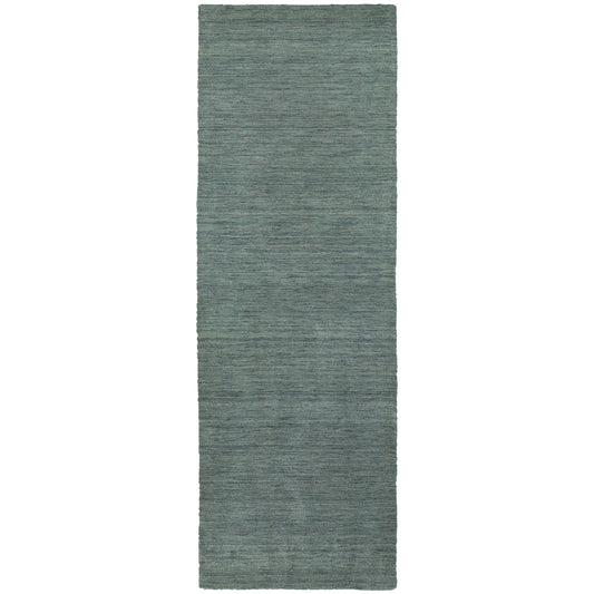 Aniston Blue  Modern & Contemporary Solid Indoor Rug