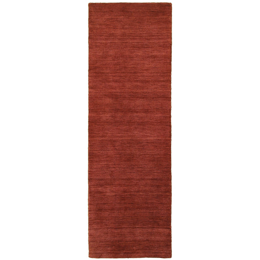 Aniston Red  Modern & Contemporary Solid Indoor Rug