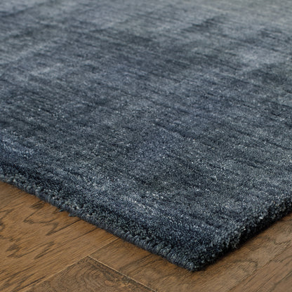 Aniston Navy  Modern & Contemporary Solid Indoor Rug