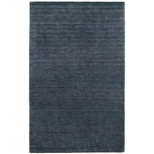 Aniston Navy  Modern & Contemporary Solid Indoor Rug