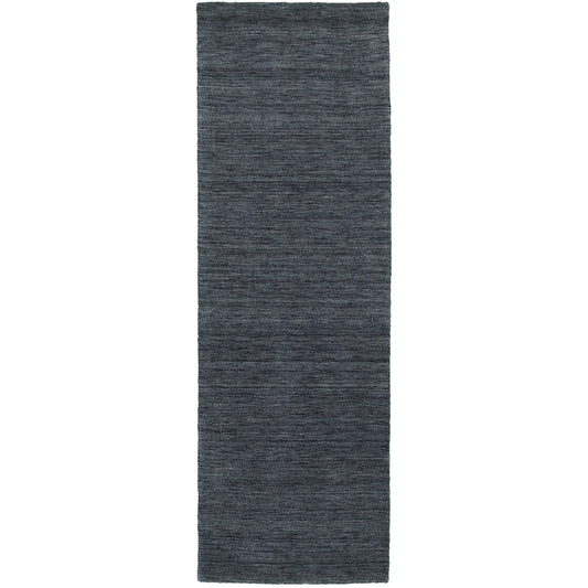 Aniston Navy  Modern & Contemporary Solid Indoor Rug