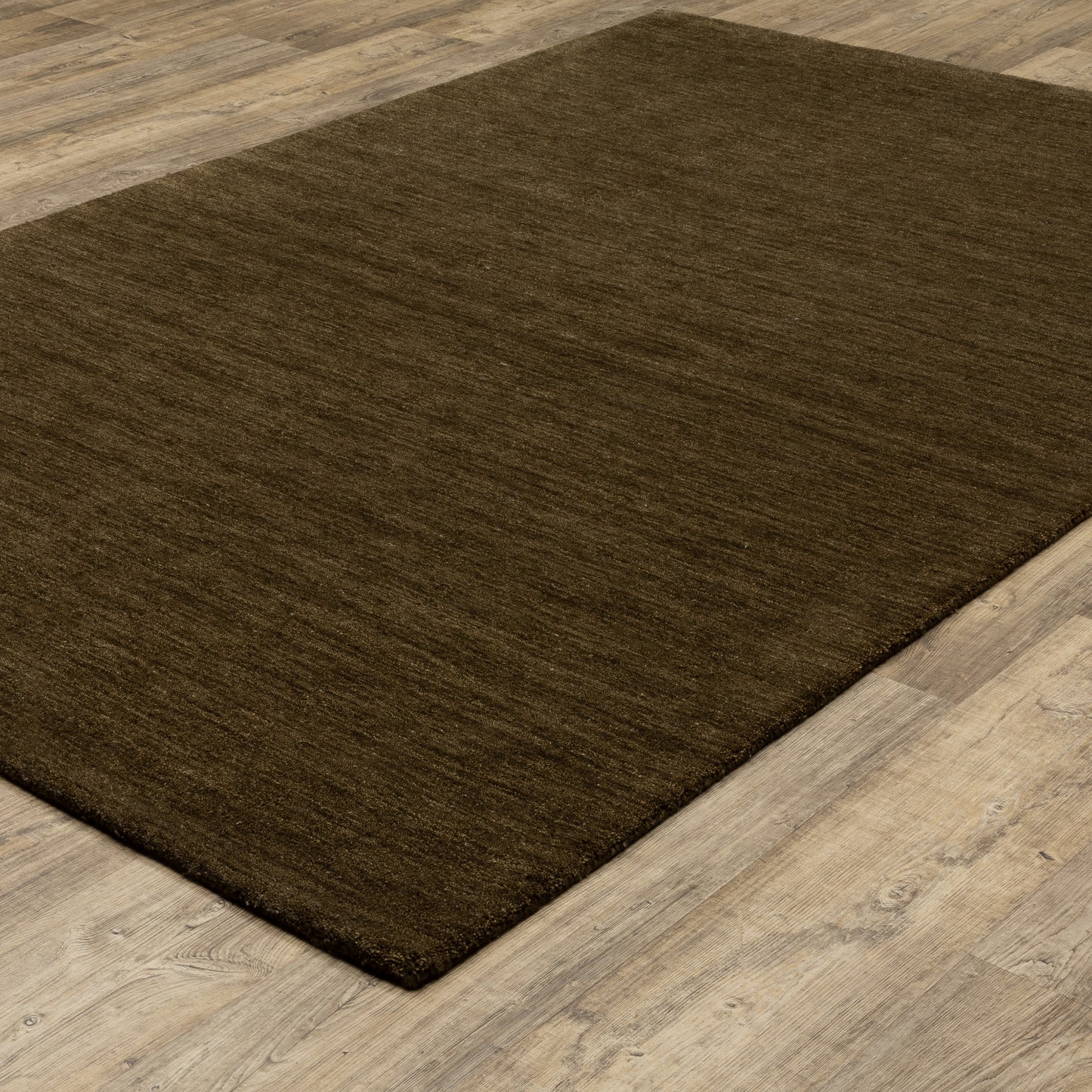 Aniston II Brown Brown Casual Solid Indoor Rug