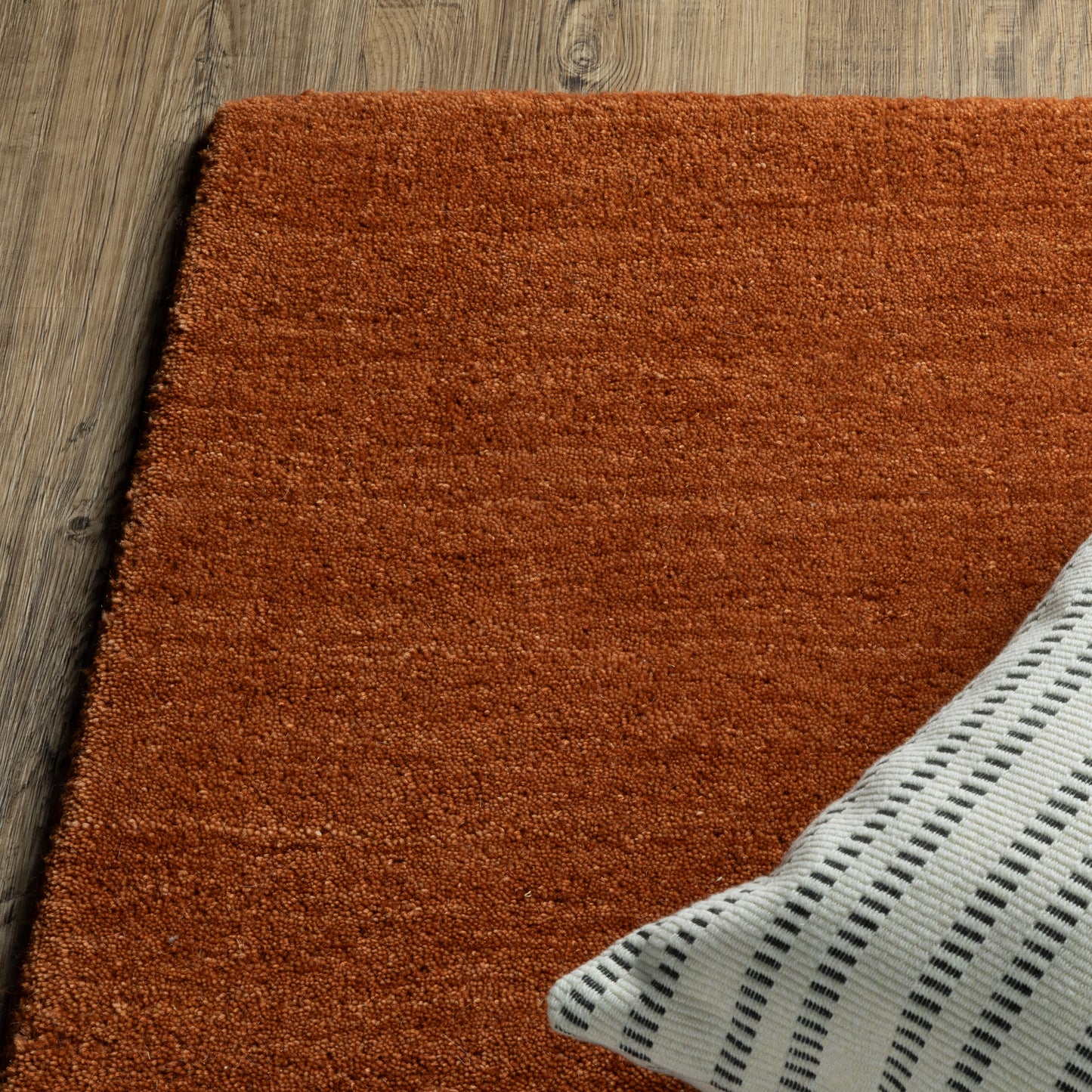 Aniston II Rust Rust Casual Solid Indoor Rug