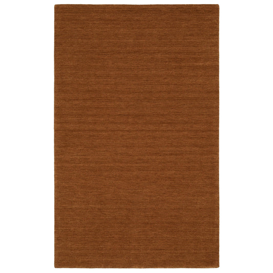 Aniston II Rust Rust Casual Solid Indoor Rug