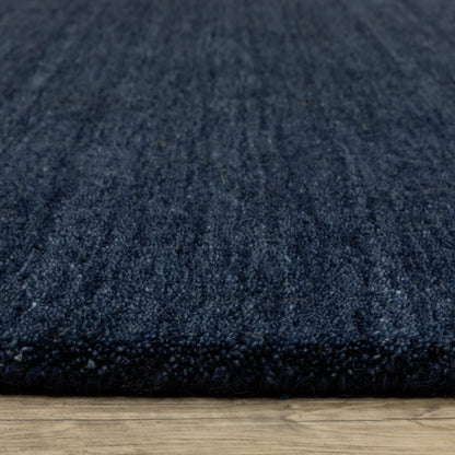 Aniston II Navy Blue Casual Solid Indoor Rug