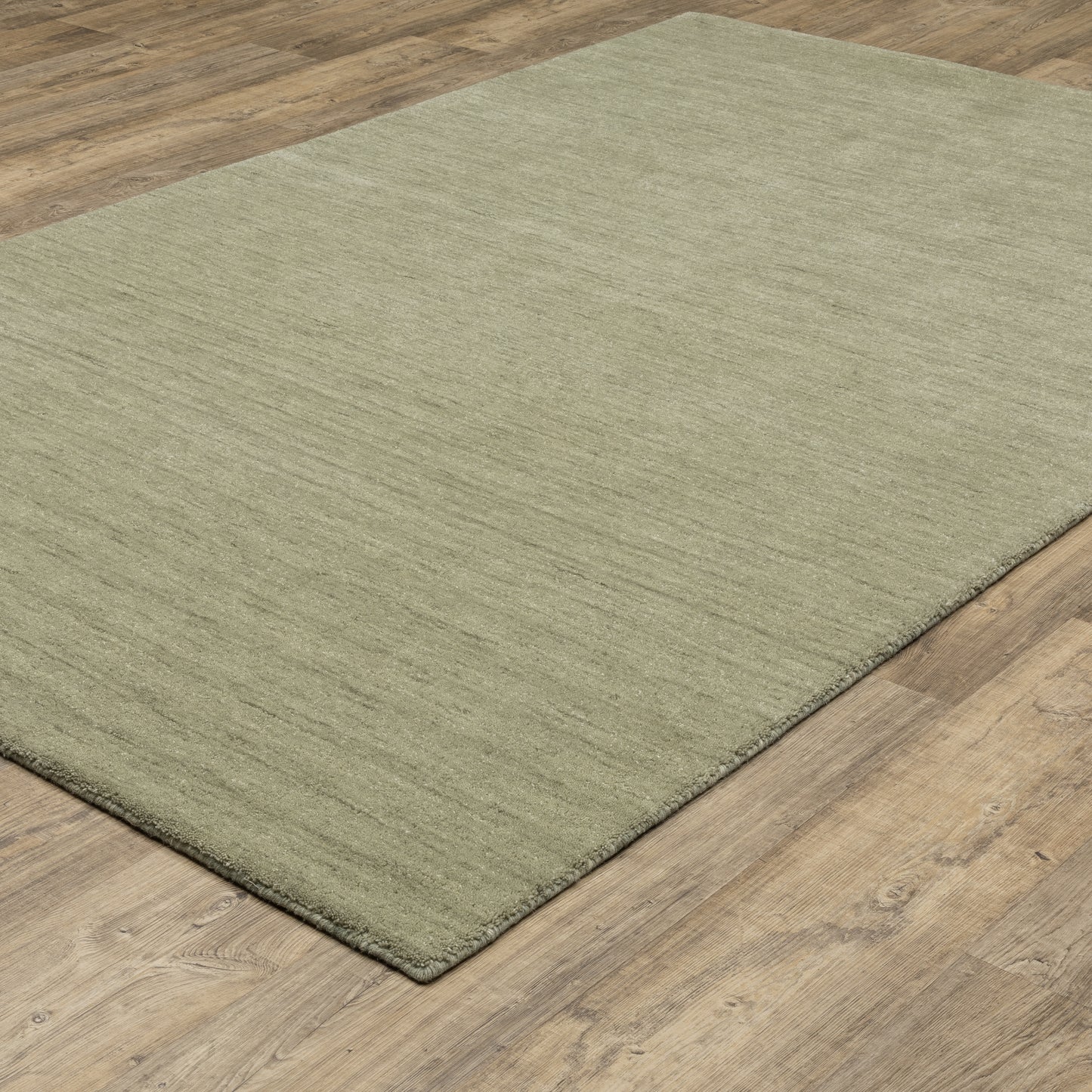 Aniston II Sage Green Casual Solid Indoor Rug