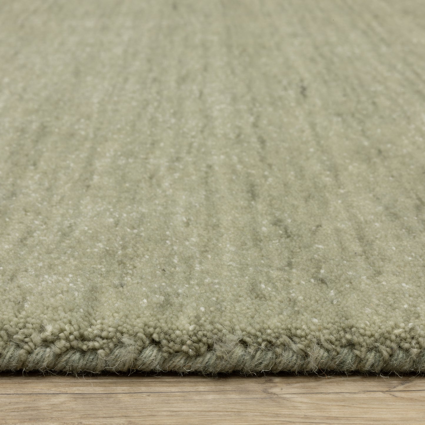 Aniston II Sage Green Casual Solid Indoor Rug