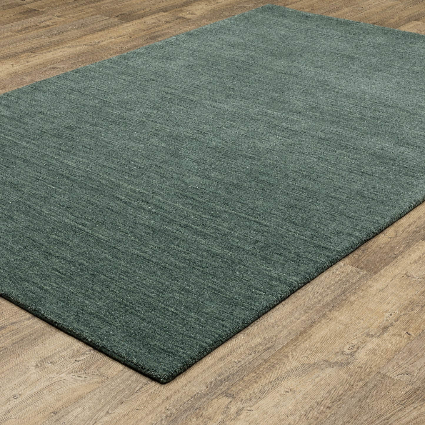 Aniston II Teal Blue Casual Solid Indoor Rug