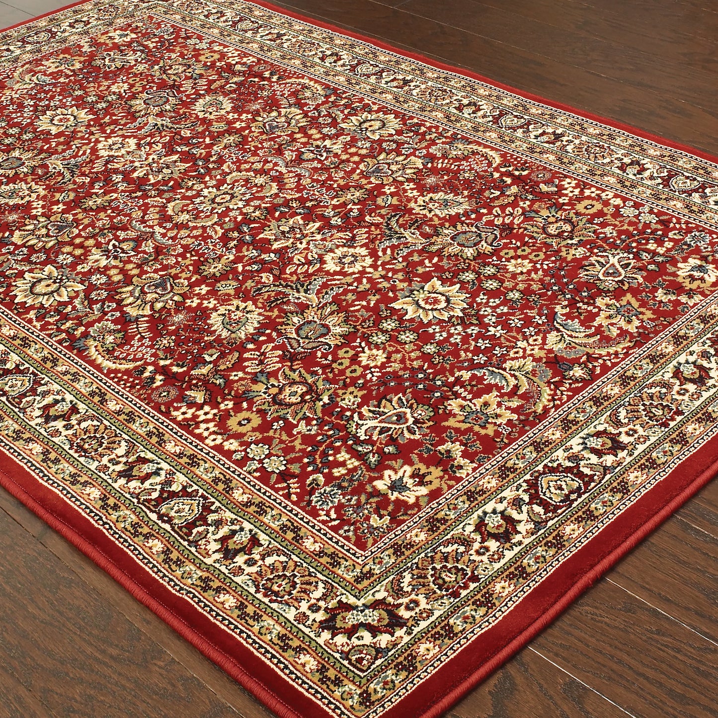 Ariana Red Ivory Traditional Oriental Indoor Rug