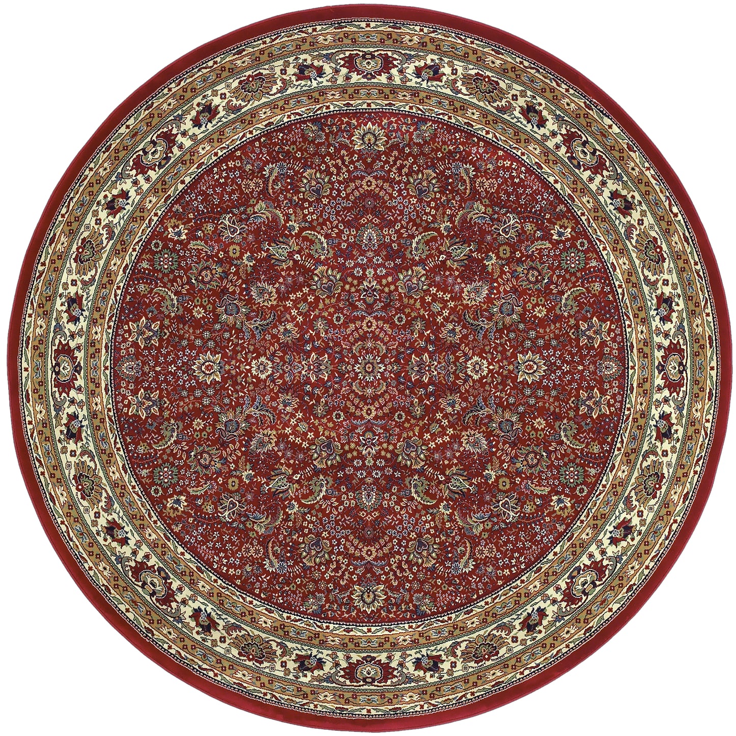 Ariana Red Ivory Traditional Oriental Indoor Rug