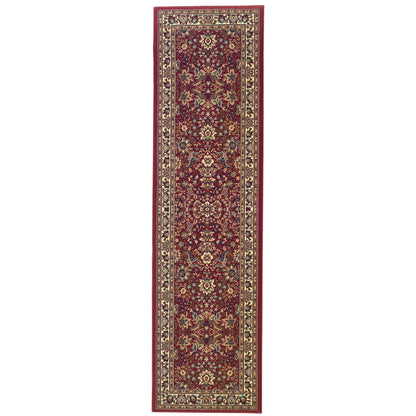 Ariana Red Ivory Traditional Oriental Indoor Rug