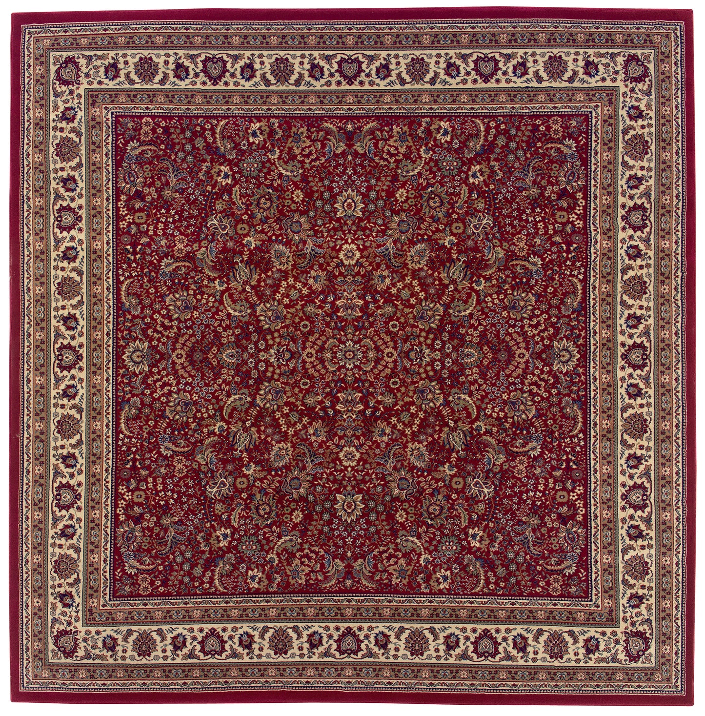 Ariana Red Ivory Traditional Oriental Indoor Rug