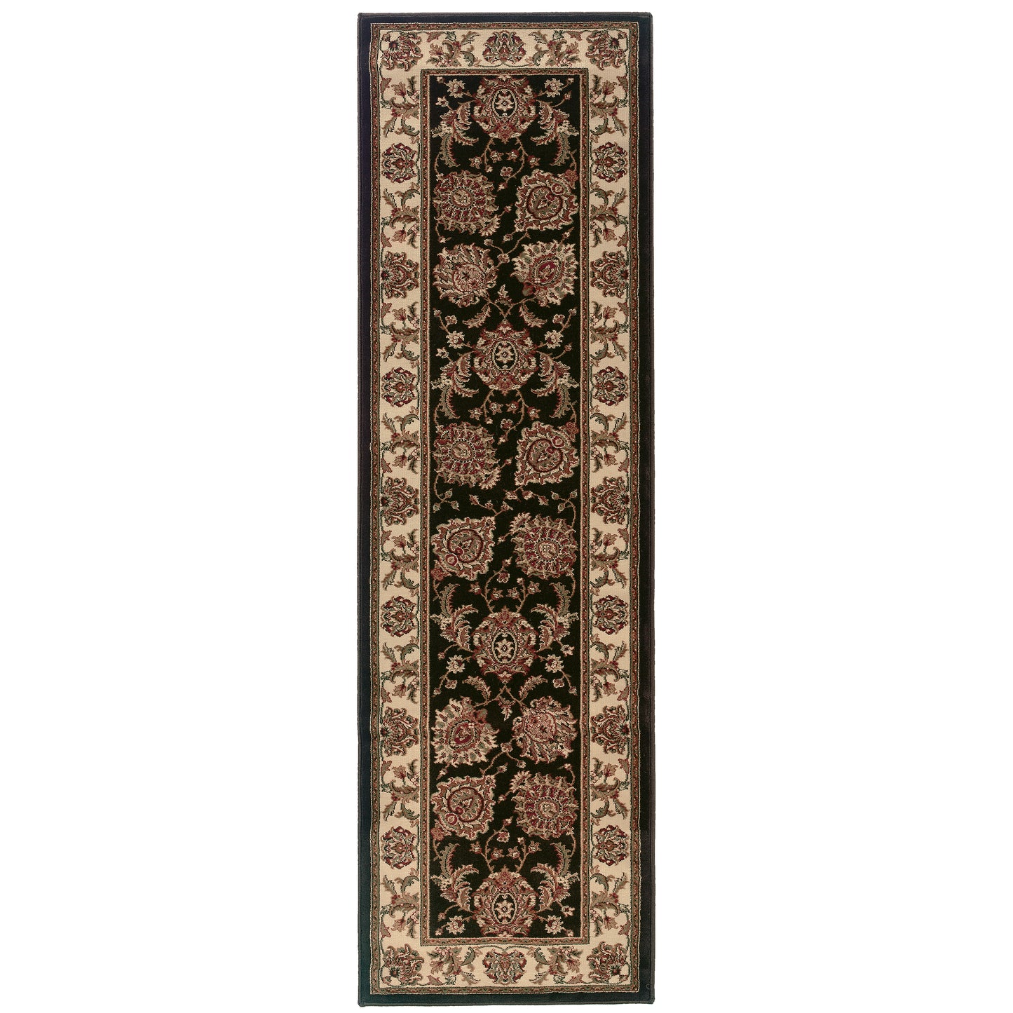 Ariana Brown Ivory Traditional Oriental Indoor Rug