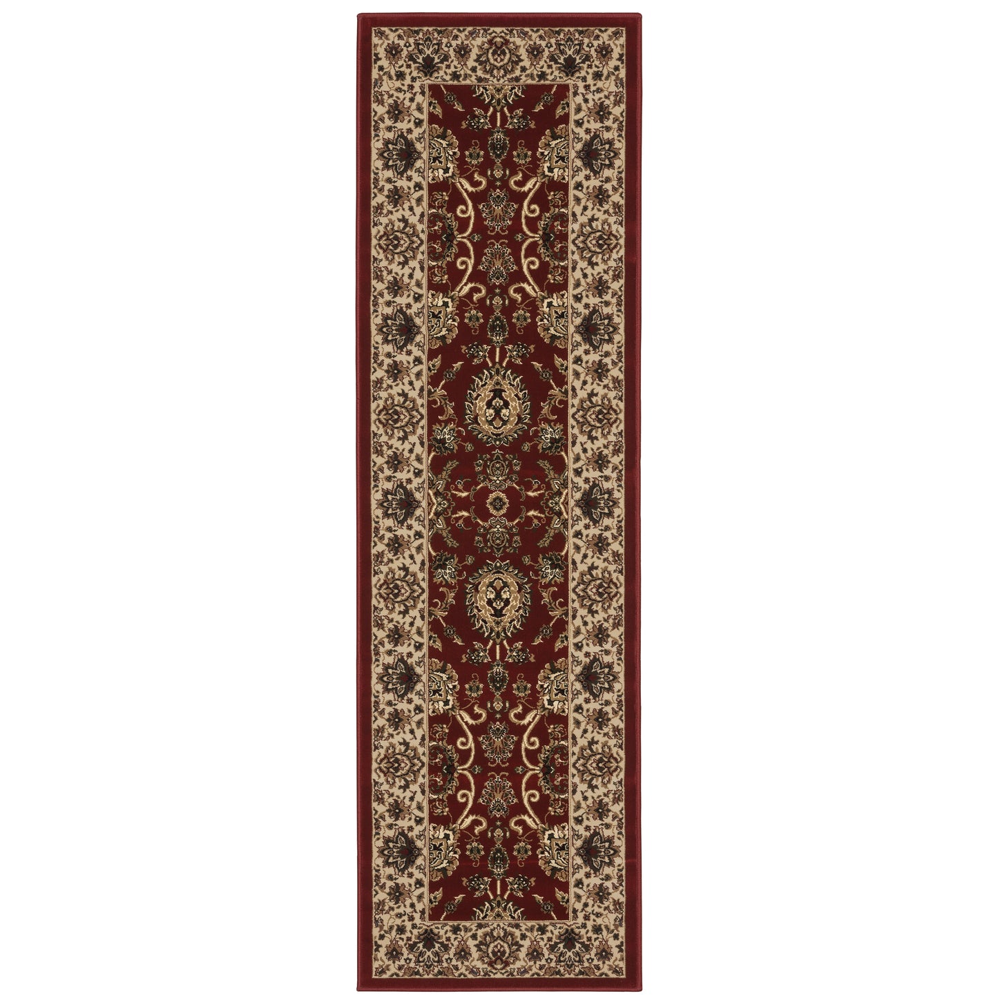 Ariana Red Ivory Traditional Oriental Indoor Rug