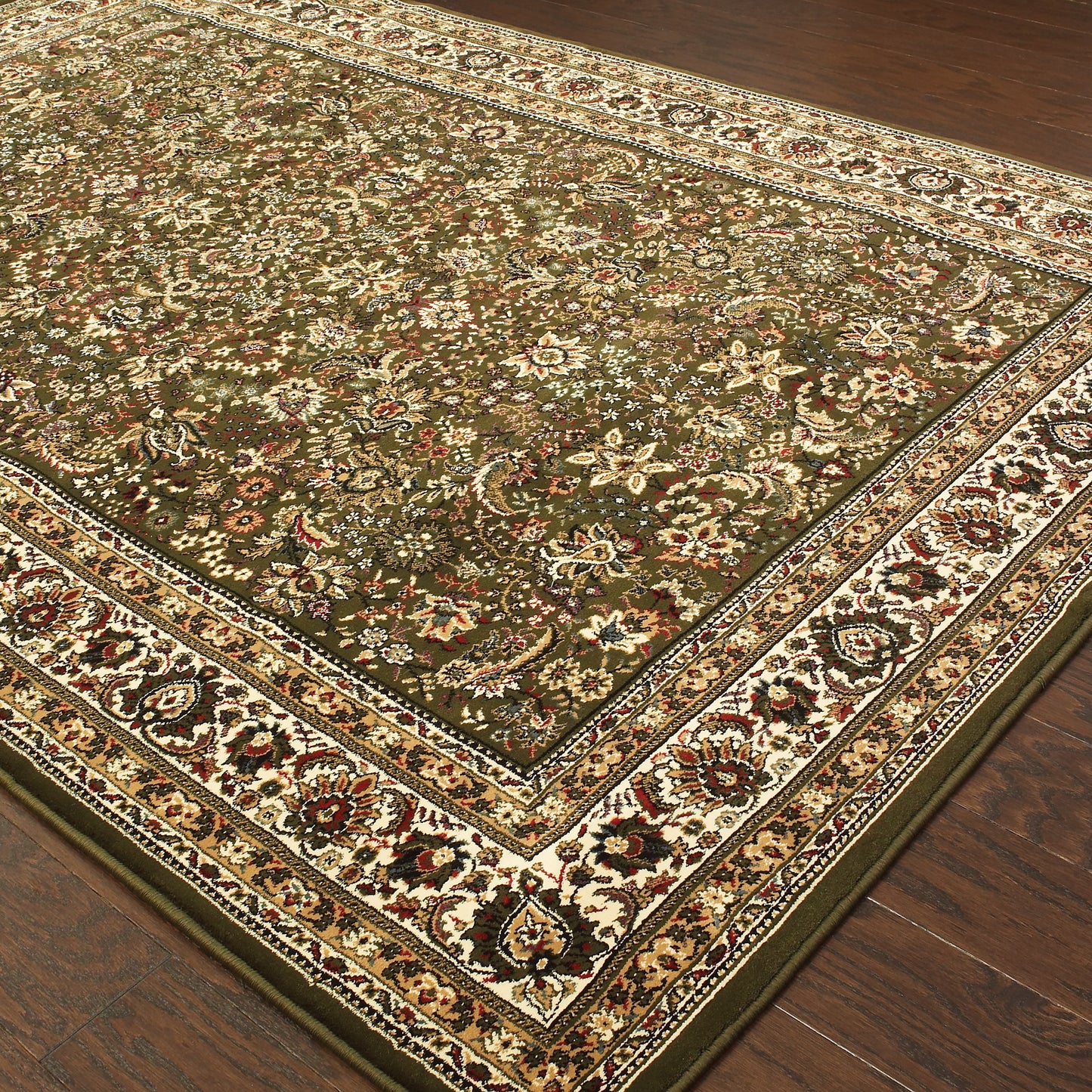 Ariana Green Ivory Traditional Oriental Indoor Rug