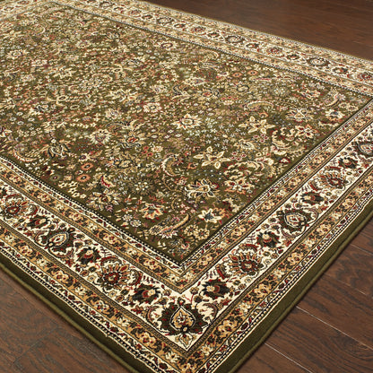 Ariana Green Ivory Traditional Oriental Indoor Rug