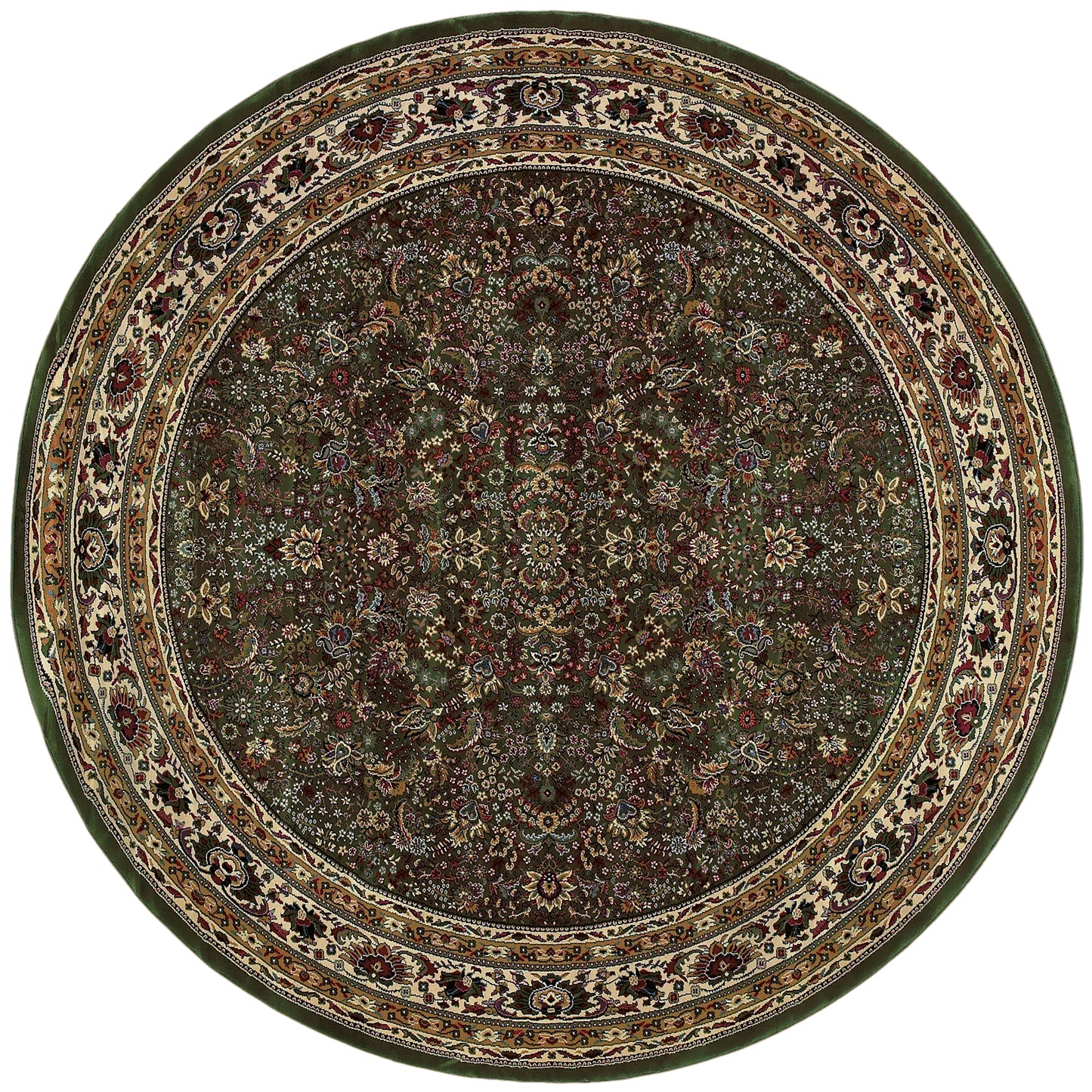 Ariana Green Ivory Traditional Oriental Indoor Rug