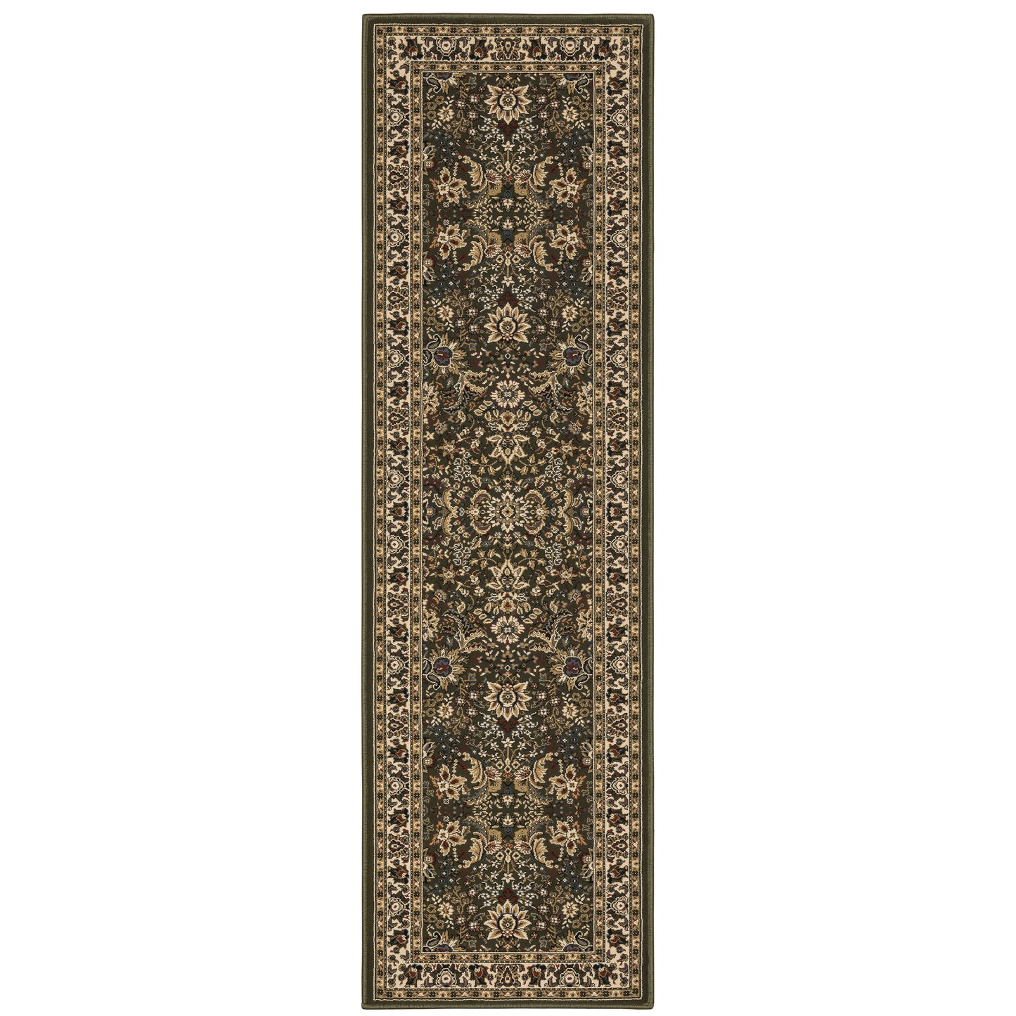 Ariana Green Ivory Traditional Oriental Indoor Rug