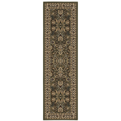 Ariana Green Ivory Traditional Oriental Indoor Rug