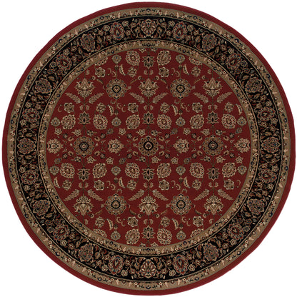 Ariana Red Black Traditional Oriental Indoor Rug