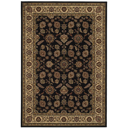 Ariana Brown Ivory Traditional Oriental Indoor Rug