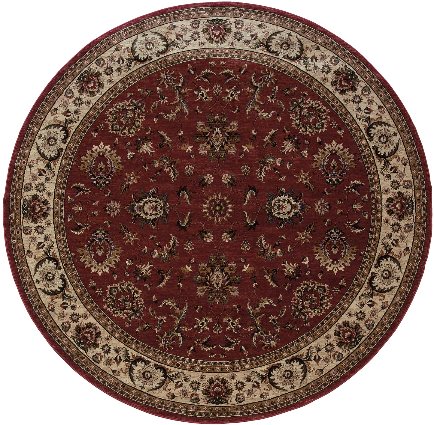 Ariana Red Ivory Traditional Oriental Indoor Rug