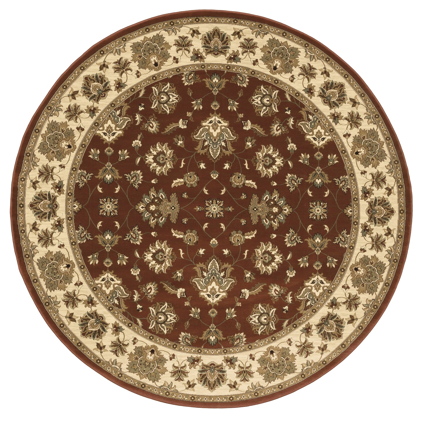 Ariana Red Ivory Traditional Floral Indoor Rug