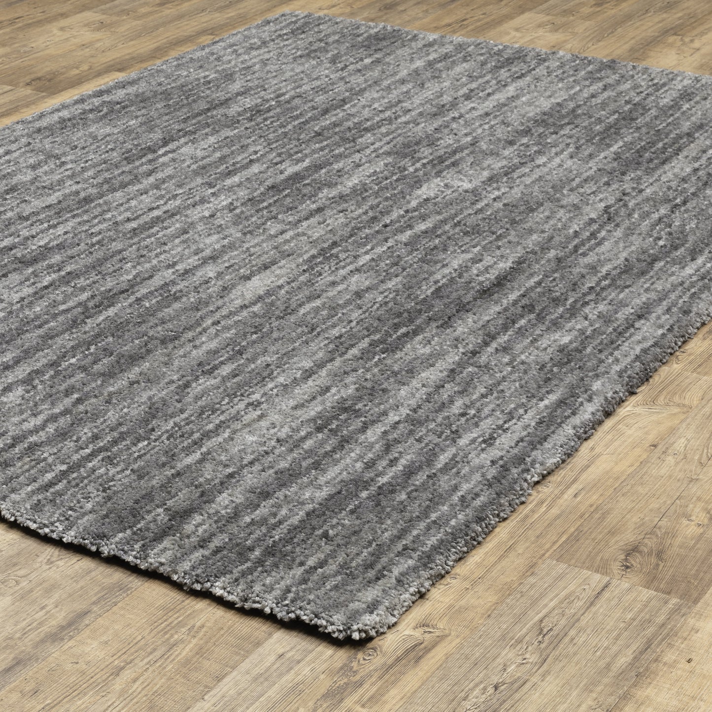 Aspen Grey  Shag Solid Indoor Rug