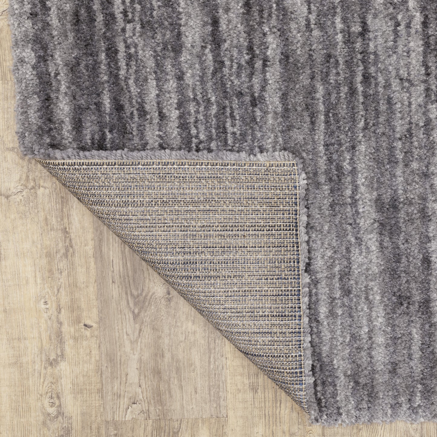 Aspen Grey  Shag Solid Indoor Rug