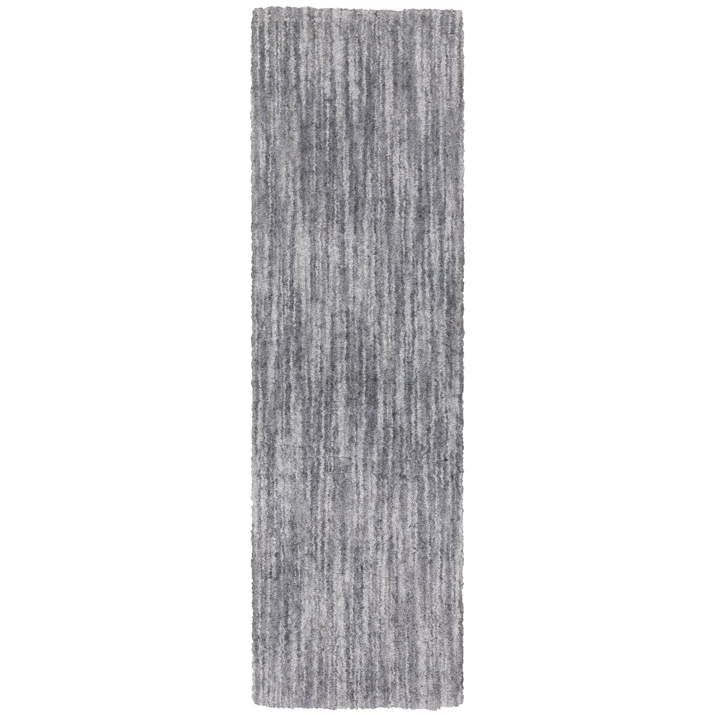 Aspen Grey  Shag Solid Indoor Rug