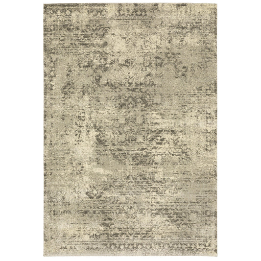 Astor Beige Grey Vintage Oriental Indoor Rug