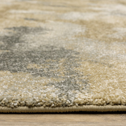 Astor Beige Gold Modern & Contemporary Abstract Indoor Rug