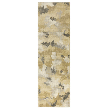 Astor Beige Gold Modern & Contemporary Abstract Indoor Rug