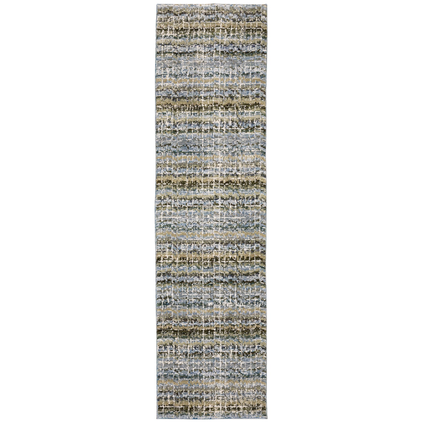 Atlas Blue Green Modern & Contemporary Abstract Indoor Rug