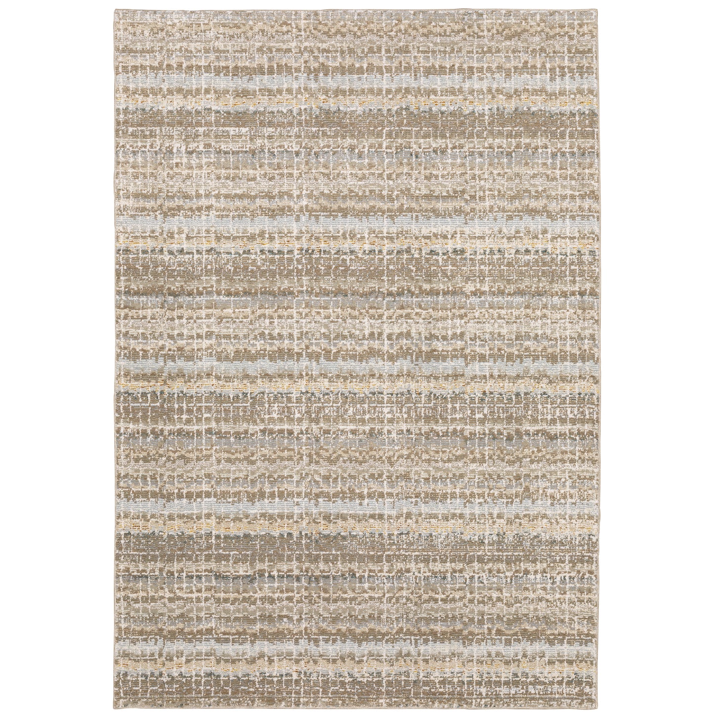 Atlas Ivory Grey Modern & Contemporary Abstract Indoor Rug