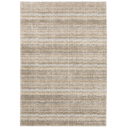 Atlas Ivory Grey Modern & Contemporary Abstract Indoor Rug